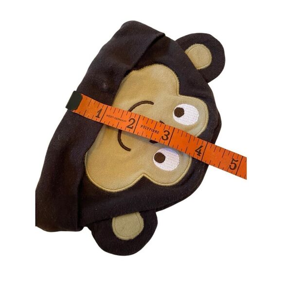 Carters Monkey Baby Beanie Hat Infant 3 Months Animal Jungle Unisex Cat - Picture 5 of 7